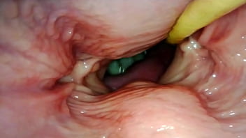 AMAZING INTERNAL POV CAMERA INSIDE HER PUSSY WHILE I FILL HER WITH CUM