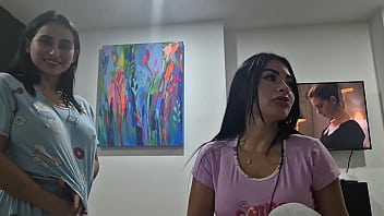 Movie night with my best friend and her stepbrothers ends in an orgy and cum in my pussy – ALEJANDRA PALACIOS